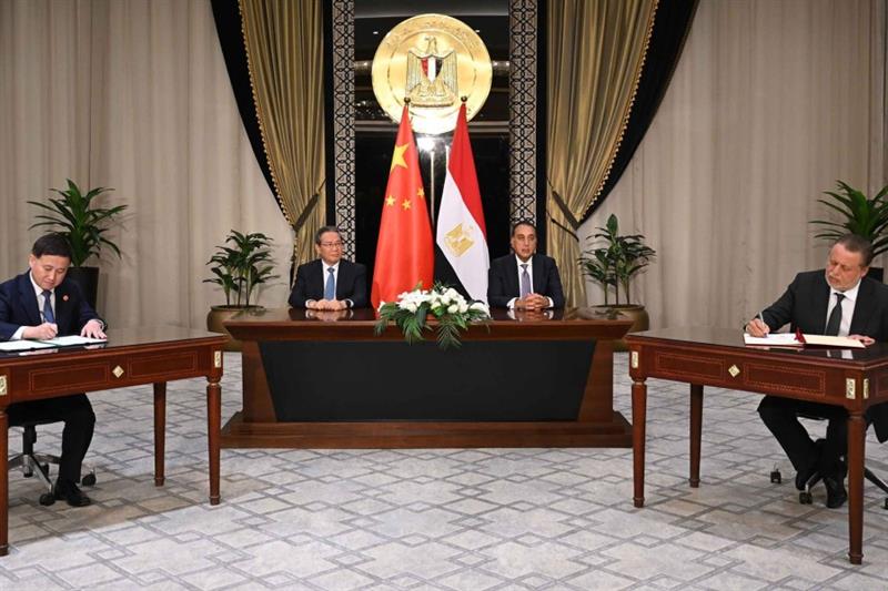 L'Égypte et la Chine signent 3 accords de coopération financière